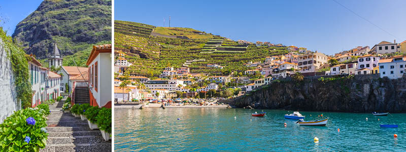 Byerne São Vicente og Câmara de Lobos, Madeira
